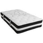 Emma and Oliver 12 Inch Foam and Pocket Spring Mattress, Mattress in a Box