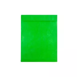 JAM Paper 10 x 13 Tyvek Tear-Proof Open End Catalog Envelopes Lime Green V021381