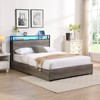 Streamdale Full Storage Bed Frame with Charging Headboard and - 2 of 4
