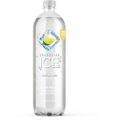 Sparkling Ice Lemon Lime Sparkling Beverage  - 1L Bottle