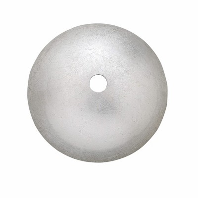 Modern Silver Glass Round Vessel Bathroom Sink