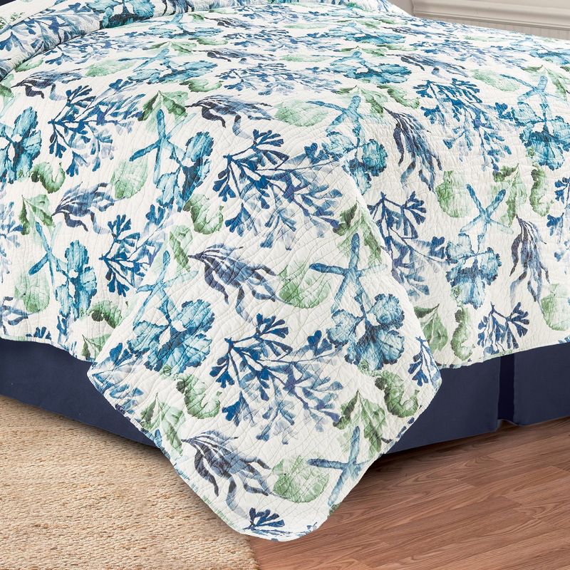 C&F Home Bluewater Bay Coastal Beach Cotton Quilt Set - Reversible and Machine Washable, 4 of 10
