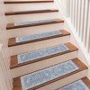 BAGOKIE 15 Pack 8"x30" Non-Slip Stair Treads for Wooden Steps - 2 of 4