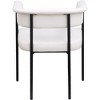 Meridian Furniture,Malin Vegan Leather Dining Chair, Set of 2 - 4 of 4