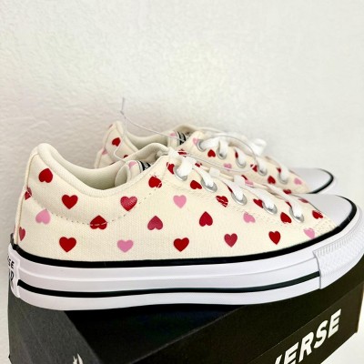 Converse Adult Street Ox Low Top Sneakers - Red Cream Heart  display picture 3