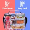 OPUX Large Insulated Lunch Bag Men Women, Leakproof Thermal Reusable Soft Cooler Tote Work School Adult Kid Boy Girl - 2 of 4