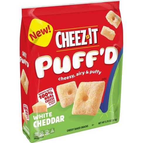 Cheez-it Puff'd White Cheddar Snack Crackers - 5.75oz : Target