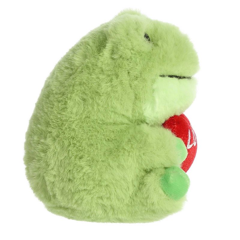 Aurora Mini Love Frog Rolly Pet Round Stuffed Animal Green 5", 3 of 6