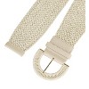 Allegra K Women's Wide Woven Waist Belts Braided Belts for Dress Chunky Buckle 23.62-35.43" - 2 of 4