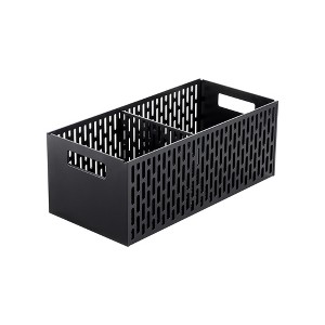 Yamazaki Home - Stackable Vegetable Stocker - Black - 1 of 4