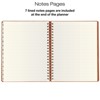 Global Printed Products 2025 Essential Planner 8.5" x 11" Brown Leather Cover - 2 of 4