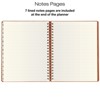 Global Printed Products 2025 Essential Planner 8.5" x 11" Brown Leather Cover - image 2 of 4