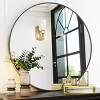BEAUTYPEAK 18"x18" Round Wall Mirrors Bathroom Vanity Mirrors - 2 of 4
