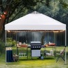 SKONYON 7x7 Feet Adjustable Portable Canopy Tent: Easy Carry with Backpack, White - 3 of 3