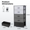 Pellebant 5 Drawers Vertical Dresser Storage Tower Organizer Unit for Bedroom - 2 of 4
