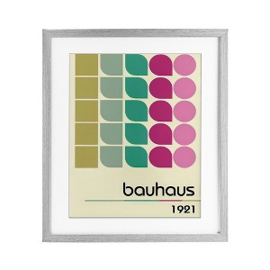 Stupell Industries Bauhaus Midcentury Modern Framed Print Under Glass - 1 of 4
