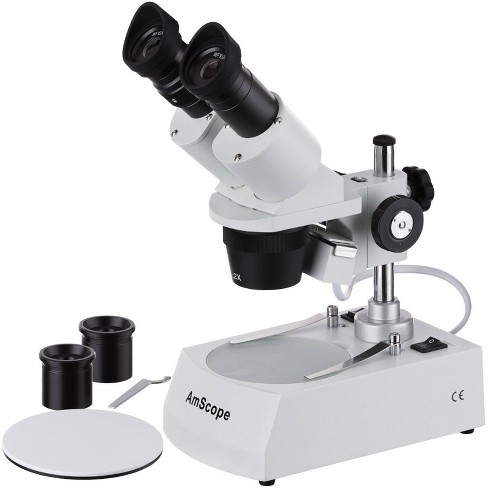 AmScope 40X-1000X Portable Student Compound Microscope - All Metal Frame +  USB Digital Camera 