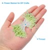 Unique Bargains DIY Craft Handmade Decorative Double Heads Artificial Flower Stamens 150 Pcs - 3 of 4