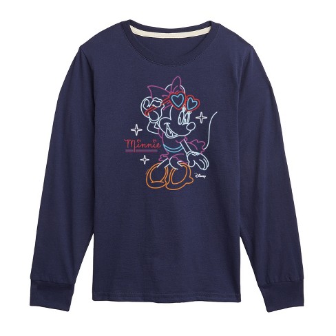 Boys' - Disney - Minnie Mouse Superstar Pose Long Sleeve Graphic T-Shirt - image 1 of 4