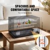 VEVOR 30 inch Bird Cage, Metal Large Parakeet Cages for Cockatiels Small Parrot Budgies Lovebirds Canaries,Pet Bird Cage with Rolling Stand and Tray - 3 of 4