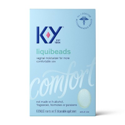 K-Y Liquibeads Vaginal Moisturizer - 6ct