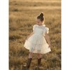 2Bunnies Girl Baby Girl Iris Floral All Lace Boho Flower Girl Dress - 4 of 4