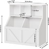 Kids Toy Storage Organizer, Kids Bookshelf and Toy Storage, Toy Storage Cabinet, Toddler Bookshelf Toy Organizer - 2 of 4