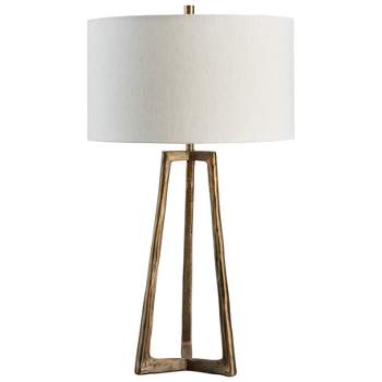 Wynlett Metal Table Lamp Antique Brass - Signature Design by Ashley