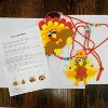 4E's Novelty Thanksgiving Necklace Crafts For Kids Bulk – 12 Pack DIY Turkey Necklace Craft for Kids With 4 Styles Great Thanksgiving Favors for Kids - 2 of 4