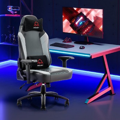 400 lbs Big & Tall Black/Grey Gaming Chair