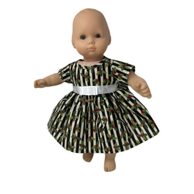 Doll Clothes Superstore Handmade Holly Dress Fits 15 Inch Baby And Cabbage Patch Kid Dolls