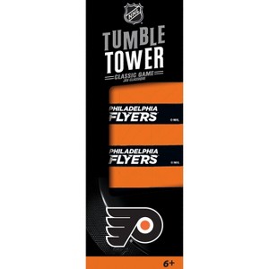 MasterPieces Real Wood Block Tumble Towers - NHL Philadelphia Flyers - 1 of 4
