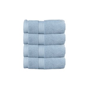 Home Weavers Elegance Essentials 550GSM 100% Cotton Zero Twist Super Absorbent Bath Towel Set - 1 of 4