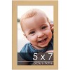 PosterPalooza | Photo Size Minimalist Yellow Picture Frame - UV Acrylic, Foam Board Backing, Hanging Hardware - 2 of 4