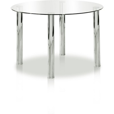 target glass dining table