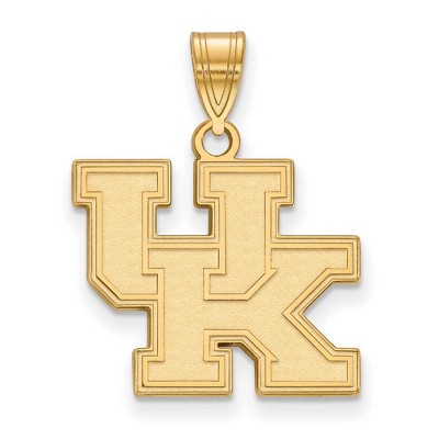 Black Bow Jewelry 14k Yellow Gold Kentucky Wildcats NCAA Medium Pendant