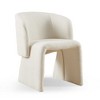 NicBex Teddy Fabric Dining Chair Modern Upholstered Accent Chair with Comfy Backrest, Sofa for Living Room, Bedroom, Reception,1pc/2pc - 2 of 4
