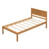 Platform Bed Frame with Headboard , Wood Slat Support,Twin - 2 of 3