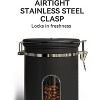 22OZ Airtight Stainless Steel Coffee Canister with Window, for Beans & Grounds - 4 of 4