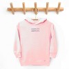 The Juniper Shop Embroidered Hippity Hoppity Stacked Toddler Hoodie - 2 of 3
