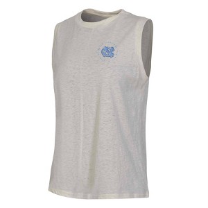 NCAA North Carolina Tar Heels Women's Oatmeal Tank Top - 1 of 3