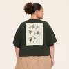 Women's Graphic Print Short Sleeve T-Shirt - Woolrich x Target Olive Green - 3 of 4