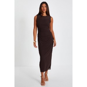 Mesh Bodycon Maxi Dress - 1 of 4