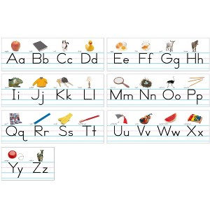 North Star Teacher Resources Photo Traditional Manuscript Alphabet Lines Bulletin Board Set - 1 of 2