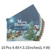 Unique Bargains Christmas Greeting Card Multicolored 4.5 x 3.1 Inch 10 Pcs - 3 of 4