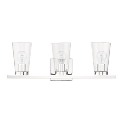 Livex Lighting Cityview 3 - Light Vanity in  Polished Chrome
