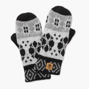 Turtle Fur Camilla Mittens - Women's Recycled Lined Winter Mitts, Black - 1 of 1