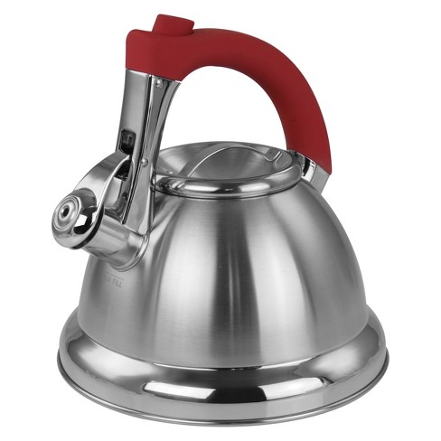 Mr. Coffee 1.8 Quart Stainless Steel Whistling Tea Kettle : Target