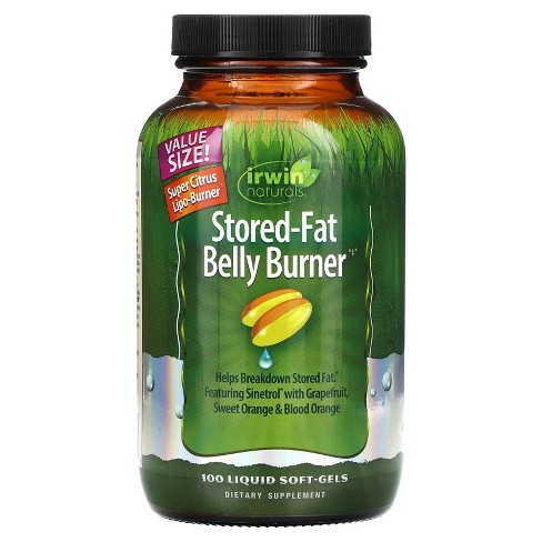 Irwin Naturals Stored-fat Belly Burner, 100 Liquid Soft-gels : Target
