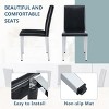 Syemin Dining Chairs Bar Stools Upholstered Velvet Counter Height Barstools Set of 2 Modern Dining Chairs High Barstools, Gray, 16.53"*15.35"*31.69" - 4 of 4